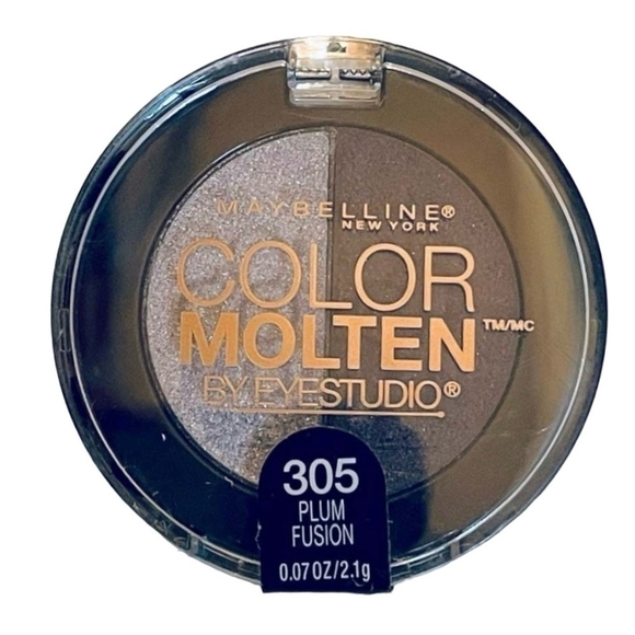 Eyeshadow MAYBELLINE Eye Studio Duo Color Eye Shadow Color PLUM FUSION 305 - Picture 2 of 2